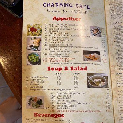 Menu at Charming Cafe, Crosby - Restaurant Guru