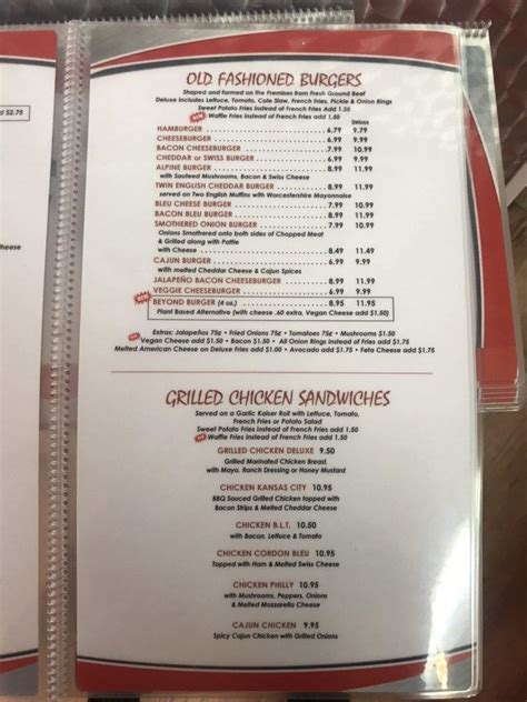 Menu at Congers Diner restaurant, Congers