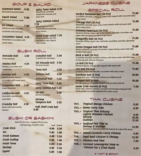 Menu at Oriental Pearl Restaurant, Baton Rouge, S Sherwood …