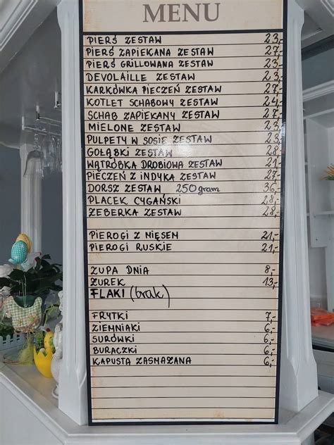 Menu at Tawerna Kolumb J Dombrowska i Wspólnicy …