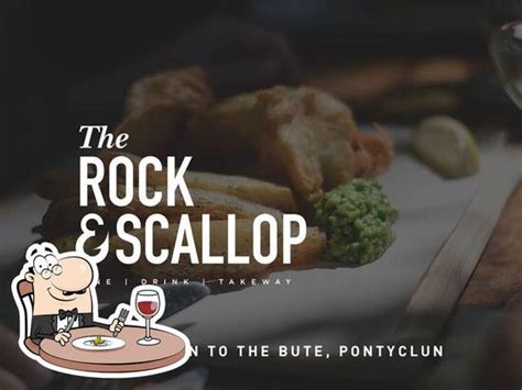 Menu at The Rock and Scallop restaurant, Pontyclun