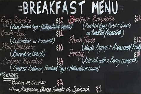 Menu of Banc Cafe, Docklands, Melbourne - Zomato