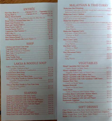 Menu of Eaton Gardens, Kellyville, Sydney - Zomato