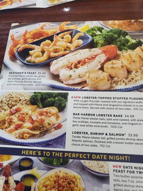 Menu of Red Lobster, Rochester, Rochester - Zomato