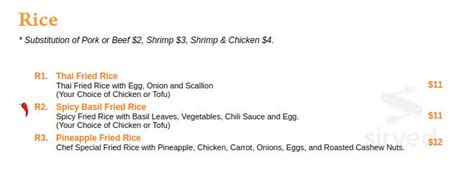 Menu of Simply Thai in Dunwoody, GA 30338