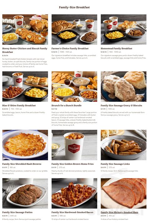 Menus for Bob Evans - Bloomington - SinglePlatform