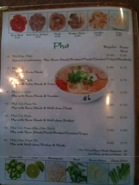 Menus for Pho Tasty - Cerritos - SinglePlatform