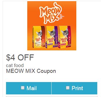 Meow Mix Coupon Printable