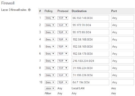 Meraki add ipv4 firewall rule