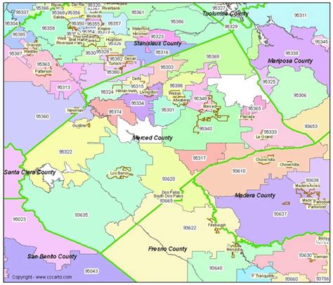 Merced County, California: 19 Zip Codes - Best Places