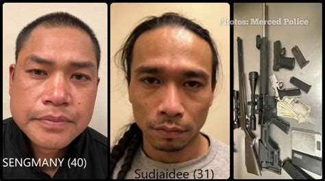 Merced Police Arrest Gang Members with Firearms and Narcotics