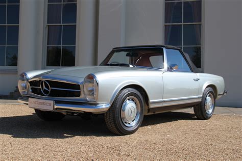 Mercedes 280 sl. A 1970 Mercedes-Benz 280SL Pagoda. It is equipped with a four-speed manual transmission, a mechanical fuel injection straight-six cylinder engine and four wheel disc brakes. The exterior has b…. Private Seller. ( 2,565 miles away) 