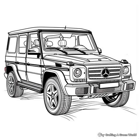 Mercedes Coloring Pages