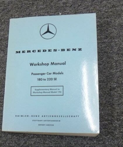 Mercedes benz 180d 180db 180dc service repair manual. - The lubrication engineers manual third edition.
