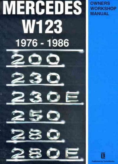 Mercedes benz 230 service manual 1976 1981 download. - De la creación a la copia.