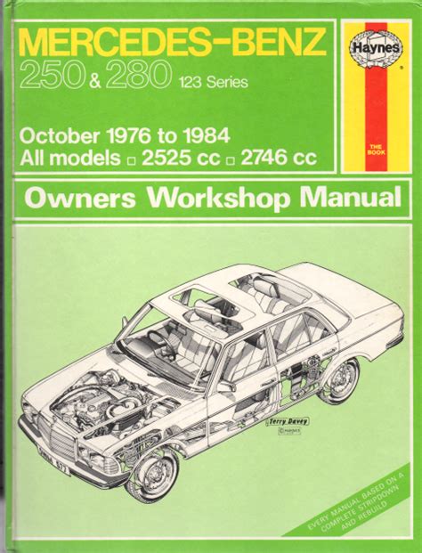 Mercedes benz 250 280 petrol owners workshop manual haynes service and repair manuals. - Manuale di misurazione automatica mori seiki.