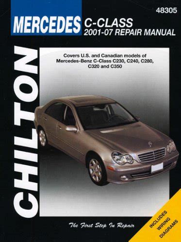 Mercedes benz c class chilton repair manual 2001 2007. - Introduction to mass heat transfer solution manual.