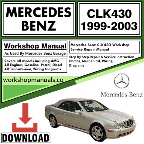 Mercedes benz clk 430 repair manual. - Manuale per falciatrice con barra falciante f cub.