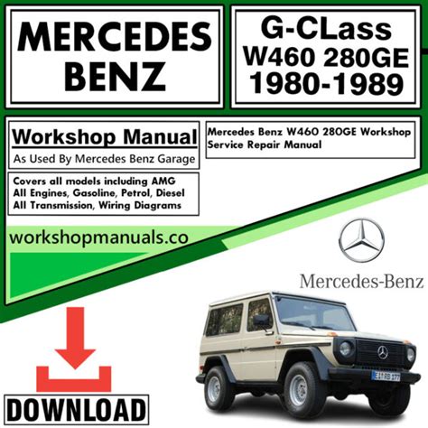 Mercedes benz g wagen 460 280ge service repair manuale. - Download gratuito del manuale di contabilità ifrs.