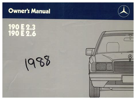Mercedes benz model 190 owners manual. - Manuale di guyton e hall di fisiologia medica 13e.