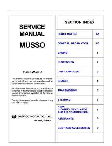 Mercedes benz musso 1993 2005 workshop service repair manual. - Yamaha tdm 900p service and repair shop manual.