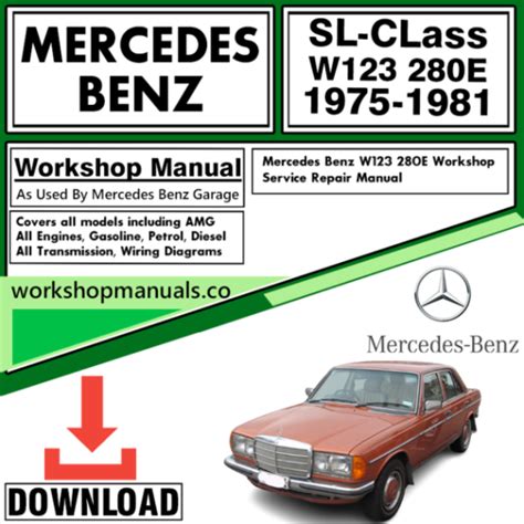 Mercedes benz w123 280e 1981 workshop service repair manual. - Guía de estudio de netapp ncsa.