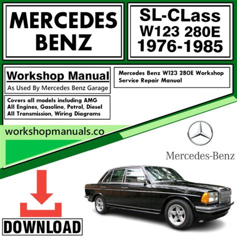 Mercedes benz w123 280e 1985 workshop service repair manual. - Tecumseh v twin engine technician service manual.