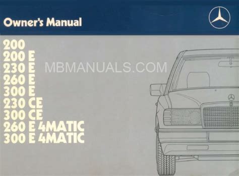 Mercedes benz w124 230e manual de servicio. - Simcity 4 guide to big city.