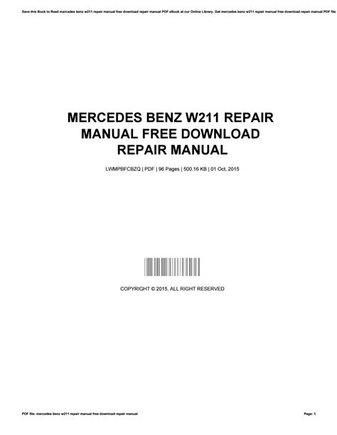 Mercedes benz w211 service manual water. - Instrumentation handbook for water and wastewater treatment plants.