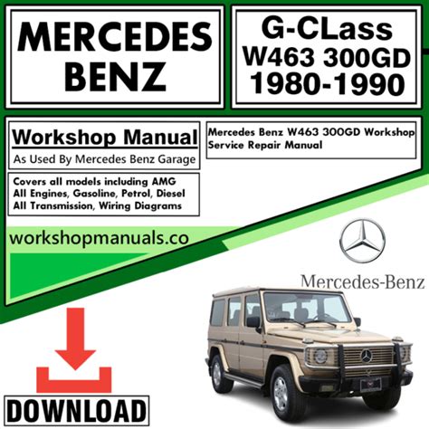 Mercedes g class service manual 463 300gd. - 1993 ford ranger xlt manuale di riparazione.