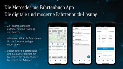 Mercedes me Fahrtenbuch App: Fahrten schneller dokumentieren