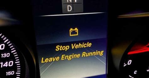 Mercedes stop vehicle leave engine running. The “Stop Vehicle, Leave Engine Running” is a malfunction on your dash when there’s a low battery voltage. This warning message is exclusive to Mercedes Benz users. On the other hand, a low battery voltage can be caused by various reasons, including a bad or low car battery, a failing alternator, or faults in the wiring … 