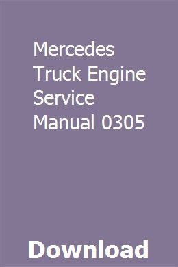 Mercedes truck engine service manual 0305. - Mercury mercruiser 33 pcm 555 officina diagnostica servizio riparazione manuale download.