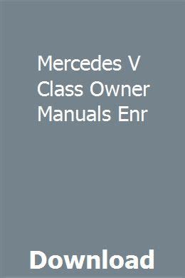 Mercedes v class owner manuals enr. - Khd deutz engines f4l912 parts manual.