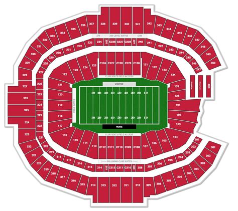 Mercedes-benz stadium seating chart with seat numbers. PLAZA (100 level) General Overview; Regular Seating; VIP Seating - Crown Royal Signature Club - Caesar's Rewards Legacy Club - Mercedes-Benz End Zone Club 