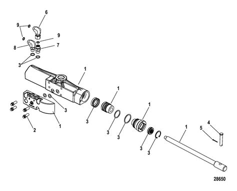 Mercruiser power steering control valve.  Your pump is probably OK, the problem is probably...