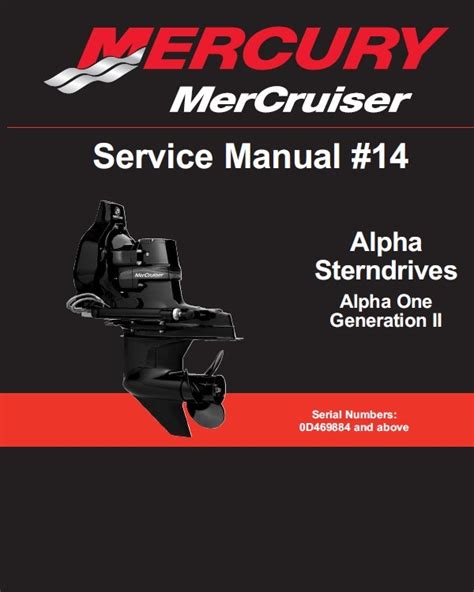 Mercruiser service manual 14 alpha one generation ii. - Kawasaki jet ski stx 15f workshop service repair manual.