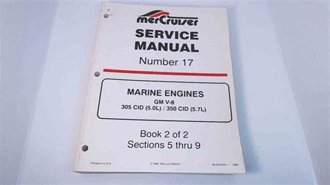 Mercruiser service manual 17 gm v 8 305 cid 5 0l 350 cid 5 7l. - Owners manual for 5 door honda civic.