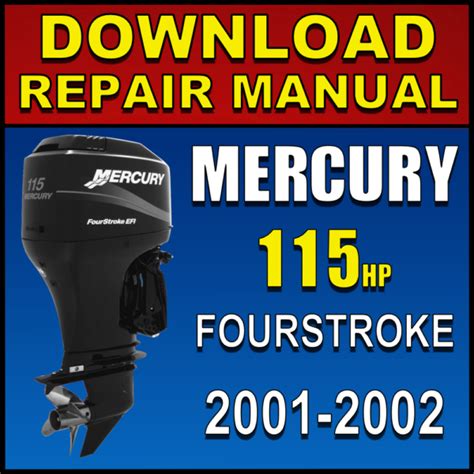 Mercury 2001 2002 service manual 115 hp 115hp efi 4 stroke. - Manual for hmf remote hand held unit.