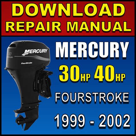 Mercury 30 40 hp 4 stroke outboard repair manual improved. - Terapia manual en el sistema oculomotor t.