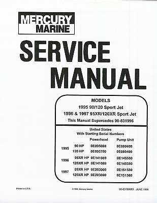 Mercury marine 90 95 120 hp sport jet service repair manual. - Strogatz nonlinear dynamics and chaos solutions manual.
