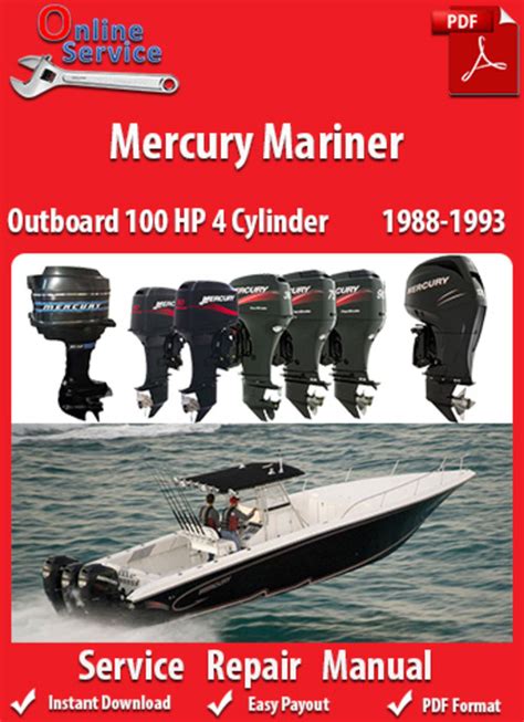 Mercury mariner 100 hp 4 cylinder 1988 1993 service manual. - Rinehart holt earth science study guide.