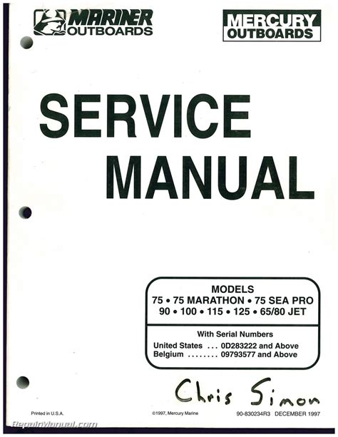 Mercury mariner 2 stroke service manual. - 1964 mercury outboard 65 hp repair manual.