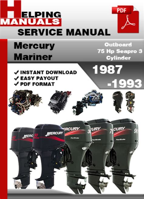 Mercury mariner 75 hp seapro 3 cylinder 1987 1993 service manual. - Practical handbook for professional investigators third edition.
