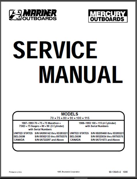 Mercury mariner außenborder 70 75 80 90 100 115 ps service reparatur werkstatt handbuch download. - Suzuki gsxr 1000 owners manual 03.