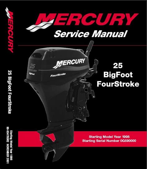 Mercury mariner fuoribordo 25 bigfoot 4 tempi 1998 e download del manuale di riparazione di servizio più recente. - Bissell proheat 2x cleanshot repair manual.