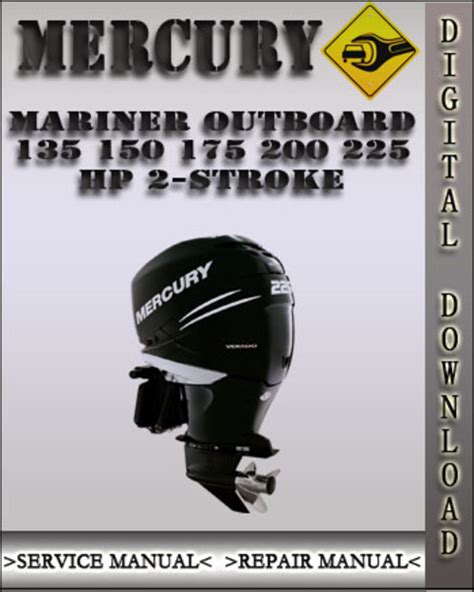 Mercury mariner modelle 135 150 175 200 v6 vergaser efi 2 hub außenborder reparaturanleitung. - How to start up a manual car.