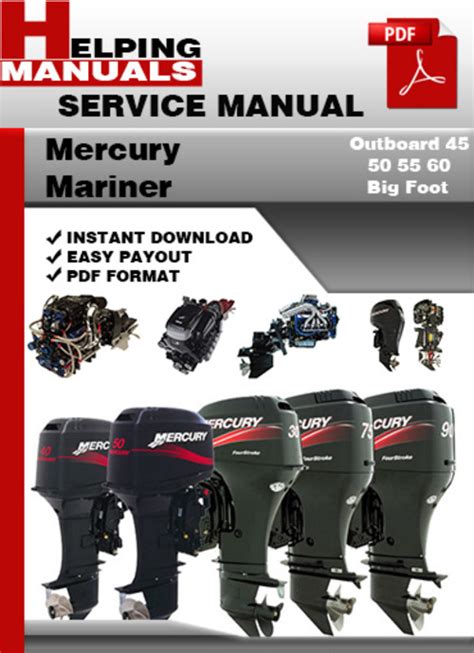 Mercury mariner outboard 45 50 55 60 big foot factory service repair manual download. - Ingersoll rand air winch man rider manual.