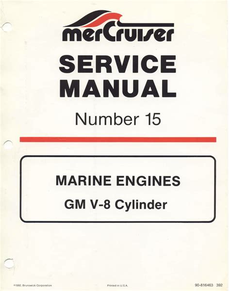 Mercury mercruiser 15 marine engines gm v 8 cylinder service repair manual 1989 1992. - Educación y modernización social en república dominicana.
