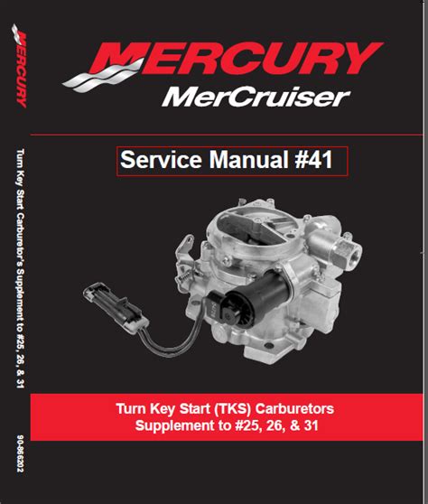 Mercury mercruiser number 41 turn key start tks carburetors service repair manual supplement to 25 26 31. - Analog electronic circuits and systems laboratory manual.